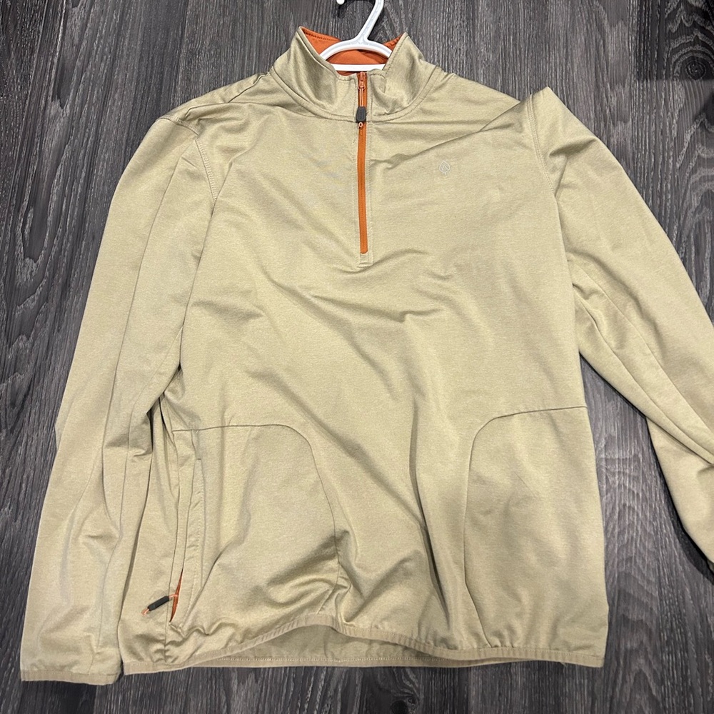 Men’s Aspen Beige Quarter Zip